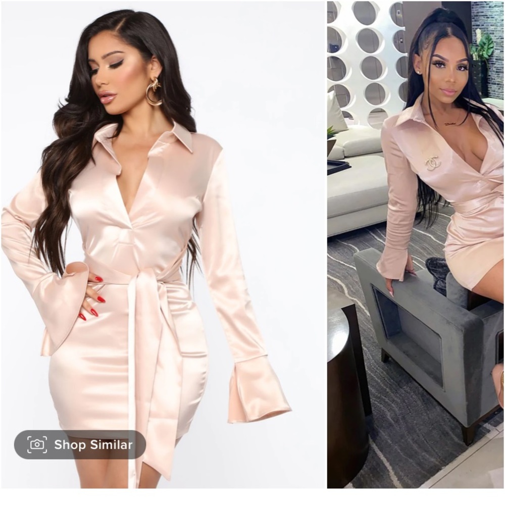 Hasn’t been worn. Perfect dress for a birthday dinner or just classy night out!